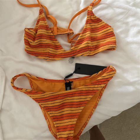 Triangl Bikini Never Worn Top XS Bottoms S Depop