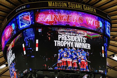 Rangers Ascent To The Presidents Trophy Can Be Credited To Msg Home