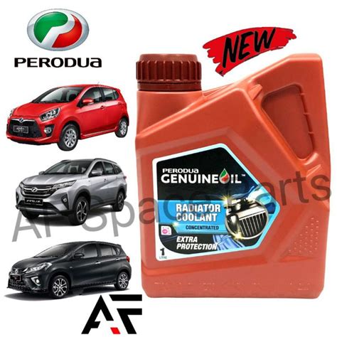 Original Perodua Axia Bezza Alza Myvi Radiator Coolant Red Colour