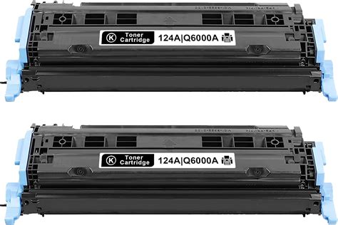 Amazon High Yield 124A Toner Cartridge 2 Black 124A Q6000A