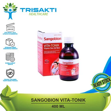 Jual Sangobion Vitatonik Isi Ml Ml Suplemen Sirup Vitamin Zat