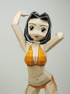 Papercraft World Papercraft Girl In Bikini Paper Models Free