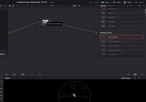 Aces Workflow In Davinci Resolve Methods