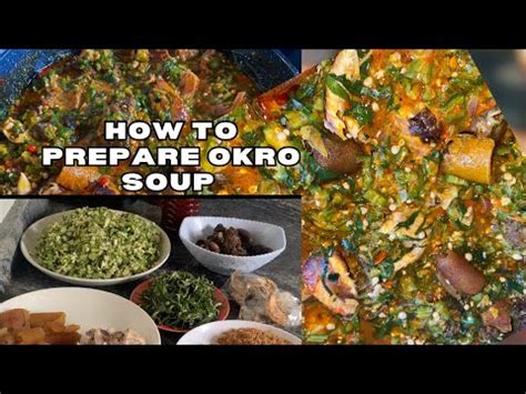 HOW TO MAKE OKRO SOUP NIGERIAN OKRO SOUP RECIPE FRYING METHOD YouTube