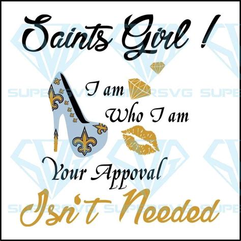 Saints Girl Heels Svg New Orleans Saints Cricut Files Saints Logo Svg New Orleans Saints Logo