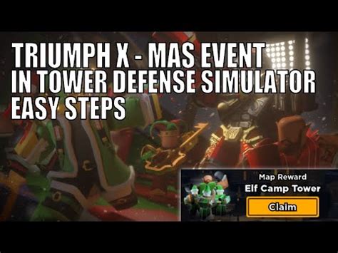 X Mas Event Triumph Tower Defense Simulator YouTube