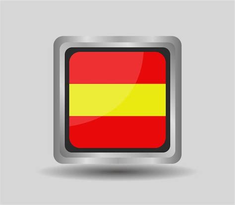 Bandera de españa Vector Premium