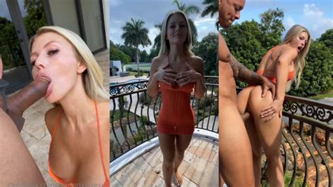 ScarlettKissesXO Balcony Fuck Video Leaked SexyThots