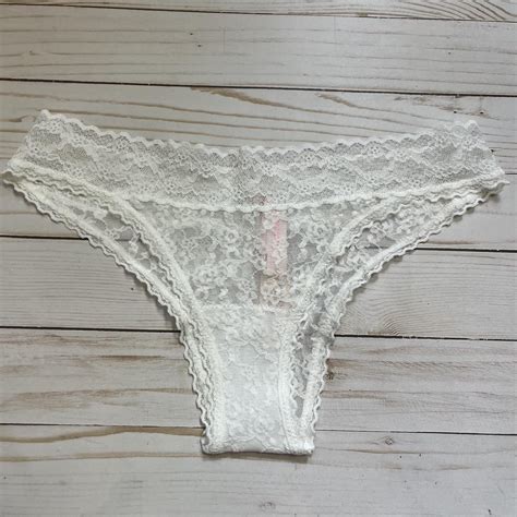Victorias Secret White Bikini Panties Never Used Depop