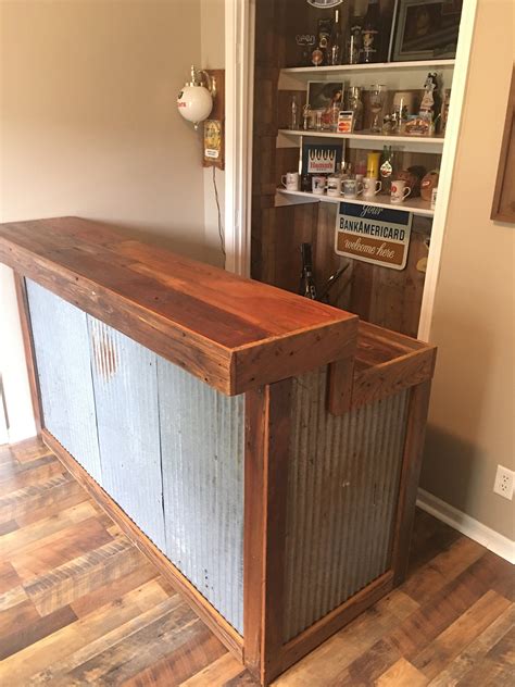 Rustic Barnwood Bar Etsy Home Bar Furniture Diy Home Bar Bars For