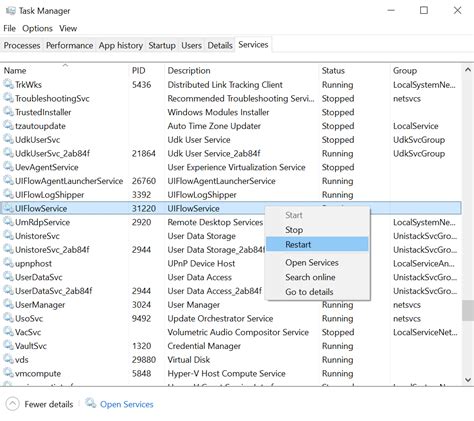 Reset Ui Flow Service When In Bad State Power Automate Microsoft Learn