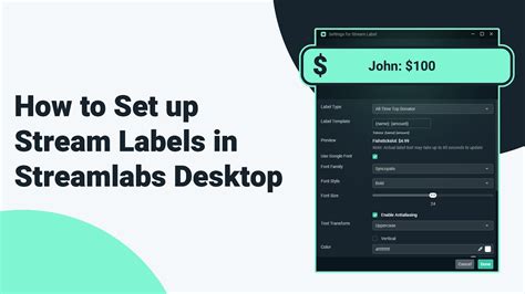 How To Set Up Stream Labels In Streamlabs Desktop Youtube