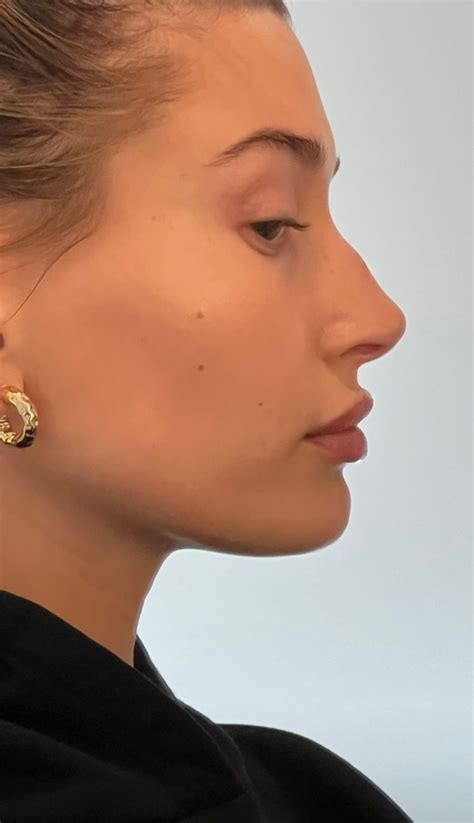 Hailey Bieber Greek Nose Big Nose Beauty Pretty Nose