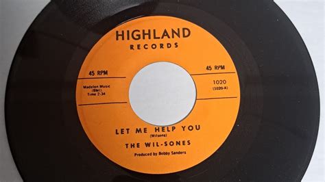 Let Me Help You The Wil Sones Highland 1020 A 1961 BOOTLEG YouTube