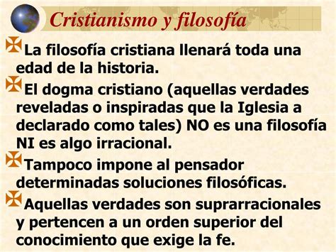 PPT HISTORIA DE LA FILOSOFÍA La Filosofía Cristiana PowerPoint