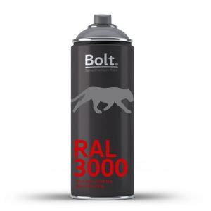 Spray Bolt Premium Acrilico Brillante Ral Ml Ral Rojo Vivo