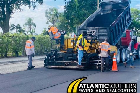 Asphalt Sealcoating Palm Beach Atlantic Southern Paving Sealcoating