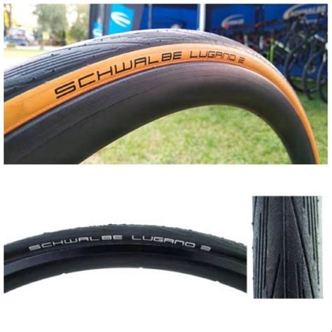 Schwalbe Lugano Classic Tanned Sidewall Tire X C Wired Per Pc