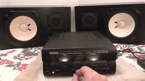 Комплект усилитель Yamaha A100a и Ns 10m Studio Youtube