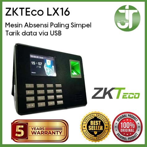 Jual Mesin Absensi ZKTECO LX16 Mesin Absen Sidik Jari Dan PIN