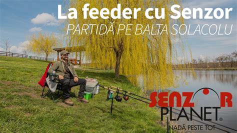 Pescuit La Feeder Cu Senzor Planet Pe Balta Solacolu Super Partid De