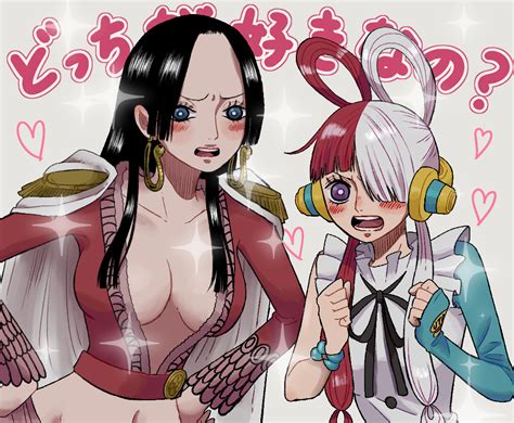 Boa Hancock And Uta One Piece And 1 More Drawn By Tsumimaru Danbooru