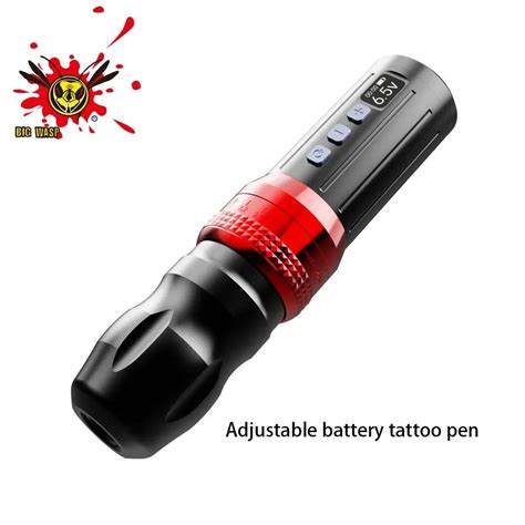 Bigwasp M Quina De Tatuaje Inal Mbrica Ajustable Bol Grafo Con Bater A