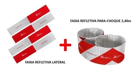 Kit Faixas Refletiva Lateral Para Choque Avery Dennison