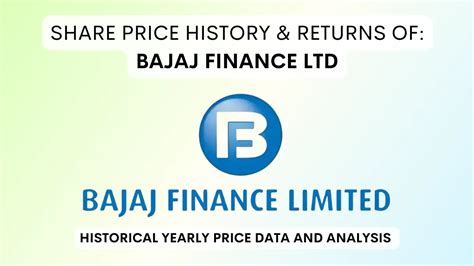 Bajaj Finance Share Price History & Returns (1995 To 2025)