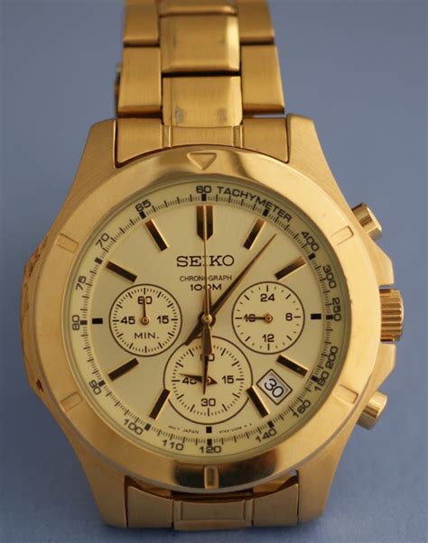 Fine Jewelry Seiko Tachymeter Chronograph Seiko Mens Watch