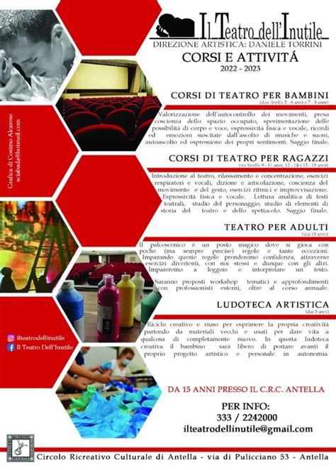 Corsi Di Teatro Circolo Ricreativo Culturale Antella