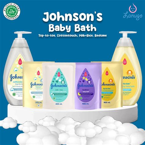 Jual Johnsons Baby Bath Wash Sabun Bayi CottonTouch Face Body Milk