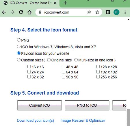 10 Mejores Sitios Web Gratuitos De Conversión De Png A Favicon