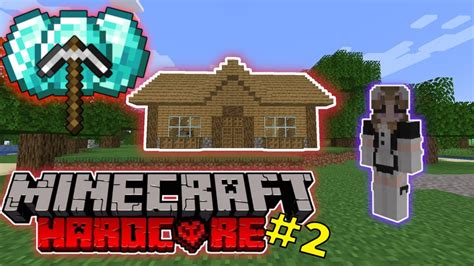 Building My New Home Minecraft Hardcore 2 Youtube