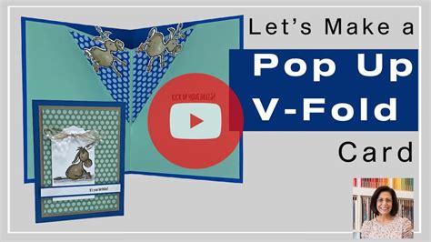 Make A Pop Up V Fold Card In Easy Steps Fun Fold Card Series Fun