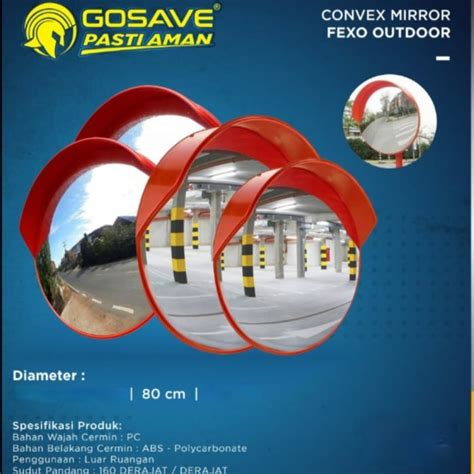 Jual Convex Mirror Cm Outdoor Kaca Cembung Safety Jalan Tikungan