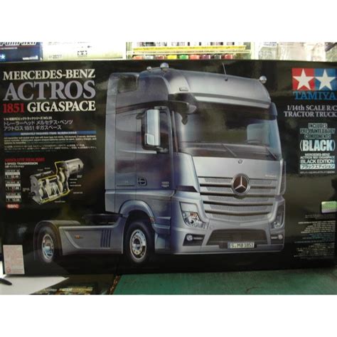 Tamiya Mercedes Benz Actros 1851 Gigaspace Black Edition Rigidrc Shop