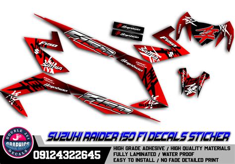 Suzuki Raider Fi Decals Sticker Lazada Ph