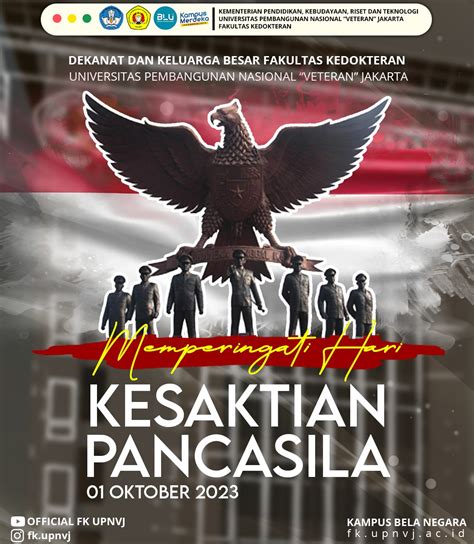 Hari Kesaktian Pancasila - 1 Oktober 2023 - Fakultas Kedokteran UPN ...