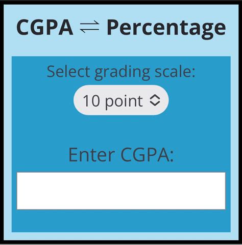 Cgpa To Percentage