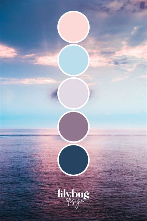 Ocean Sunset Colour Palette | Sunset color palette, Nature color ...