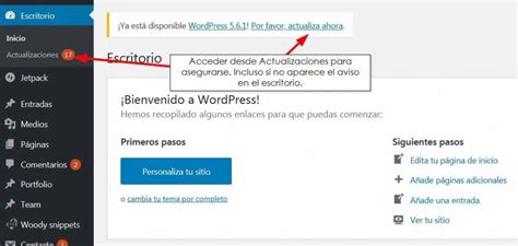 Actualizar Wordpress Seguridad Sitios Web