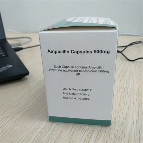 China Pharmaceutical Ampicillin Capsule 500mg With GMP Certificate