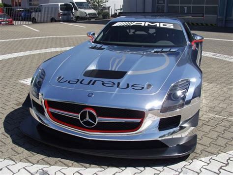 Mercedes Benz Sls Amg Gt3 Chrome By Laureus Design