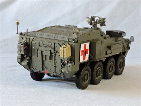 M1133 Stryker Medical Evacuation Vehicle MEV Plastic Model