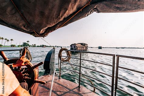 Kerala Houseboat on backwaters Stock Photo | Adobe Stock