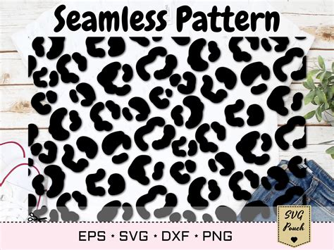 Leopard seamless pattern SVG By SVGPouch | TheHungryJPEG