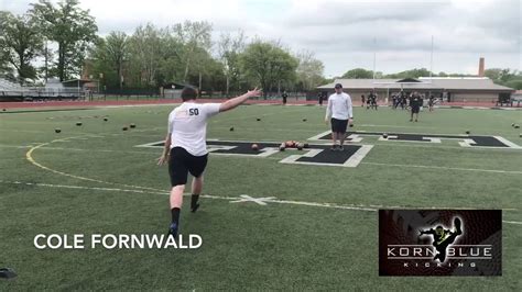 Cole Fornwald Kornblue Kicking Camps Youtube