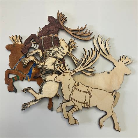 Wood Christmas Reindeer Ornaments (Blank / DIY) – Raven King Crafts