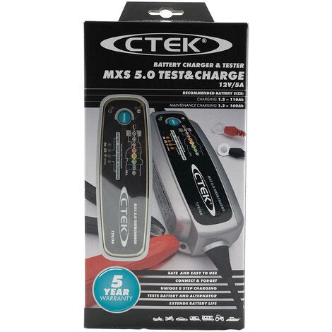 Ctek Mxs Test Charge Eu Batterie Ladeger T V A F R Bleiakkus